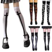 Spider Web Stockings Gothic Spooky Creepy Halloween Gig Goth Punk One Size AU
