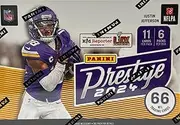 Generic 2024 Prestige Football Trading Cards Blaster Box (6 Packs, 66 Cards)