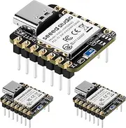 3 Pack XIAO nRF52840 Development Board - Bluetooth 5.0, Compatible with Arduino & CircuitPython, Ultra-Low Power, Compact Size for Wearables, Ideal for Prototyping and SMD Design (2.1x1.8cm)