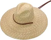 [Generic] Summer Hat for Women Men Panama Straw Hats 13.5Cm Big Brim Outdoor Travel Beach Hat Handmade Weave Hat