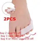 Silicone Toe Orthosis Toe Separators Gel Straightener Foot Care Tools