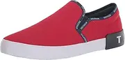 [Tommy Hilfiger] Men's Rhine Sneaker, Red, 11.5