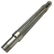 Zoro Select 12Pl-Ca11-0360-11B-11B Flexible Metal Hose,3/4 In. Dia,36 In.L