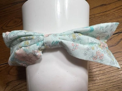 NWT Janie and Jack Blue Floral Bow Headband Girls