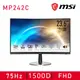 MSI 微星 PRO MP242C 24型 1500R美型曲面螢幕