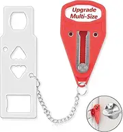 [Custelen] Portable Door Lock for Home and Travel Security – Extra Safety and Privacy Lockdown Locks for Hotel, Apartment, and College Use