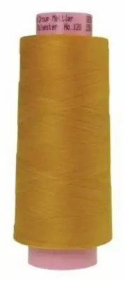 METTLER Seracor Polyester Serger Thread 50 Weight 2743 Yards Color 0118 Gold