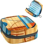 Period Bag,Sanitary Napkin Storage Bag,Basketball Game Sport,Tampon Holder for Purse