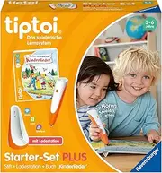 Ravensburger tiptoi Starter Set Plus 00159: Pen and Book My Most Beautiful Children's Songs - Plus Charging Station - Educational Games for Children from 3 Years - Toy from 3 Years
