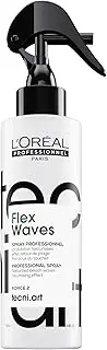 L’Oréal Professionnel Tecni.ART Flex Waves Texturising Salt Spray | Salon Grade Professional Texturizing Salt Spray for Tousled Beach Waves Style | 190ml