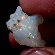 10.80 Ct Multi Fire AA+ Opal Rough Natural Ethiopian Opal Raw Welo Opal Gemstone