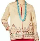 Rara Avis by Iris Apfel Embroidered QUILTED Jacket NWT XS