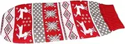 Kisangel Christmas Elk Pattern Dog Warm Sweater Party Outfit for Dogs Soft Durable Christmas Clothes for Cold Weather Present for Festive Celebrations