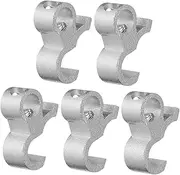 Generic 5pcs Button Surge Protector Electrical Panel Power Strip Circuit Kit Lockable Circuit Silver Aluminum Alloy