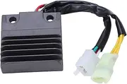 Brilluxa Motorcycle Voltage Rectifier, 12V Regulator Rectifier, Compatible with Husaberg FE390 FE450 FE570, Engine Power Stabilizer