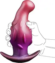 6.50in Huge Butt Plug Silicone Plug Prostate Massager, Big Butt Plug Wearable Giant Fantasy Toy, Massive Butt Plug Training Soft Stretcher Trainer for Advanced Men Women Couple Gay