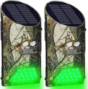 Lilbees Hog Feeder Light Motion Activated Green Light for Predator Coyote Pig Varmint Deer Hog Night Hunting(FL-3)(Pack of 2)