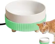 Heated Water Bowl for Dogs - USB Rechargeable Heating Bowl for Pet | Quiet Pet Water Bowl Heater, Animal Drinking Bowl Pet Water Dispenser for Kitten Puppy Pet Heated Water Feeder