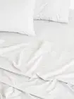 Linen House Vienna Flat Sheet (White) - Queen