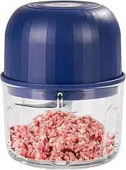 Electric Food Chopper - Electric 40W Portable Onion Chopper | Electric Garlic Slicer, Rechargeable Vegetable Garlic Masher Blender, Small Electric Chopper, Garlic Mincing Tool For Chili, Nuts