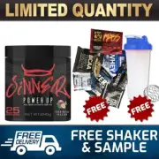 SINNER POWER UP PRE WORKOUT 25 SER || C4 HIGH ENERGY BOOST POWER PUMP WAR@