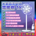 小米 米家直流變頻電風扇 1X 智慧空氣循環扇 模擬自然風 14公尺送風距離 26DB超靜音 小愛音箱語音控制