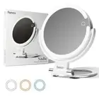 Fancii Travel Magnifying Mirror 10x /1x with Lights, Rechargeable | 9-Inch