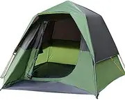 6 Person Tent-Quick and Easy Camping Tent, Professional and Windproof Fabric, 3 Sides Ventilation Mesh Sn Ventilation Net, Double Layer, Lightweight and Carrying Bag