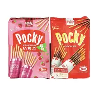 在飛比找配菓線上日本超市優惠-固力果glico Pocky分享袋 巧克力棒 / 草莓棒 9