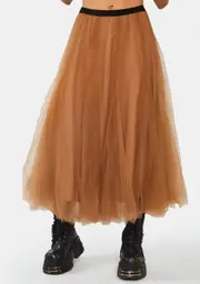 [Punk Rave] Fairy Mesh Midi Skirt