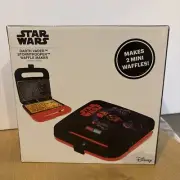 STAR WARS DARTH VADER STORMTROOPER Mini WAFFLE MAKER NEW