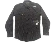 KENNETH COLE N.Y Navy Blue Techni Short Sleeve Collared Shirt MEN'S L NWT