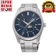 ORIENT RN-AK0303L SUN & MOON Blue Dial Sapphire Automatic Mechanical Men Watch