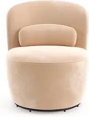 Brosa Ada Swivel Accent Chair (Almond Spice) - BRCHADASASA