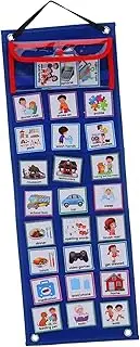 DOITOOL 1 Set Daily Routine Chart Visual Schedule for Wall Chores Chart for Home Educational Calendar for Supports Language Development