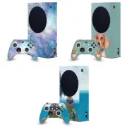 OFFICIAL BARRUF ART MIX GAME CONSOLE WRAP AND CONTROLLER SKIN FOR XBOX SERIES S