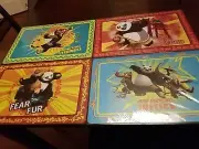 Kung Fu Panda Placemats New Sealed - Lot Of 4