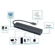 J.Burrows USB-C to 7-in-1 Multi Port Hub with PD