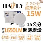 【王哥燈飾】LED 15W 崁孔15CM超薄崁燈(白光/自然光)