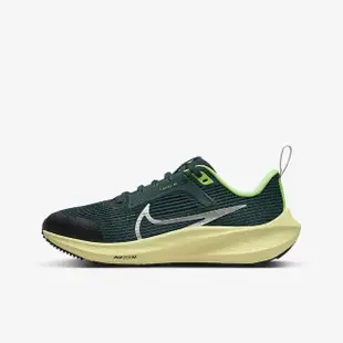 【NIKE 耐吉】慢跑鞋 運動鞋 NIKE AIR ZOOM PEGASUS 40 GS 男鞋 女鞋 大童 綠(DX2498301)