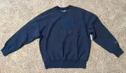 CHAMPION MEN'S REVERSE WEAVE CREW - TIME CAPSULE ATHLETIC NAVY - MEDIUM