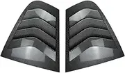 Compatible for BMW 3 Series F30 318i 320i 325i Car Rear Window Shutter Cover Trim Window Louver Side Vent Trim 13-19 Accessories(Carbon Fiber)