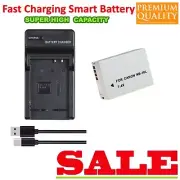 Battery + Led Charger For NB-10LH Canon Powershot SX40 HS SX50 HS SX60 HS Camera