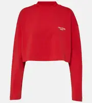 [The Upside] The Upside Courtsport Sabine cotton jersey top AU 14 red