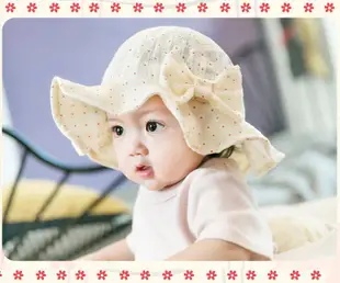 【俏寶貝童裝～新竹實體店面】現貨 寶寶帽子 韓版新款寶寶小碎花盆帽 太陽帽 遮陽帽