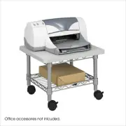 Under Desk Printer Stand Cart with Paper Shelf and Locking Casters FREE SHIPPING