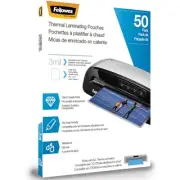 Fellowes Thermal Laminating Pouches - Letter, 3mil, 50 pack (5744301)