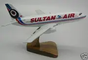 B-737 Sultan Air Boeing B737 Airplane Desktop Wood Model Large Free Shipping