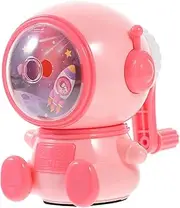 SEWACC Adjustable Blade Hand Crank Pencil Sharpener Cartoon Design for Boys and Girls Students