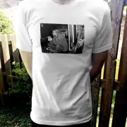Kurt Cobain Nirvana Smoking White T Shirt